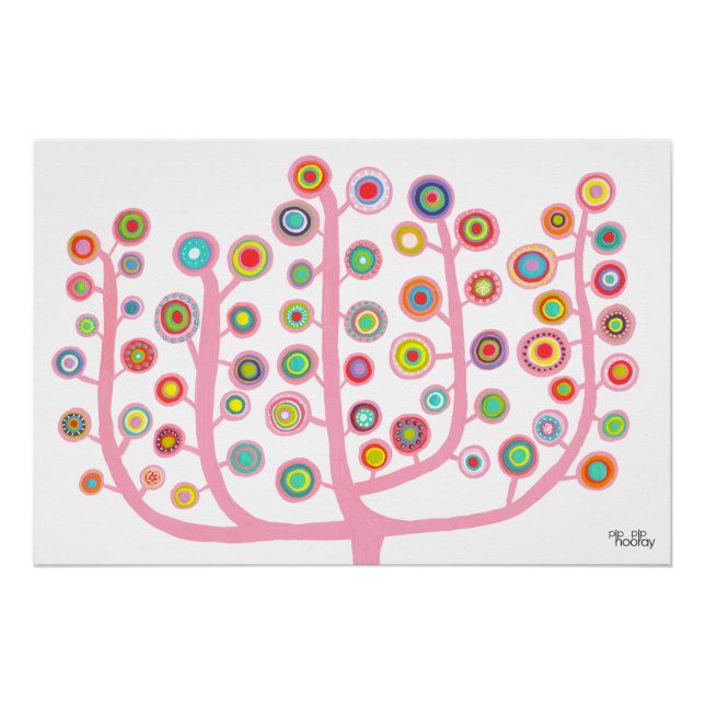 Poster Arbre Imaginaire Pip Pip Hooray (Devant)