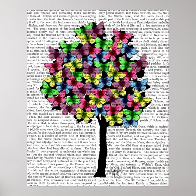 Poster Arbre papillon (Devant)