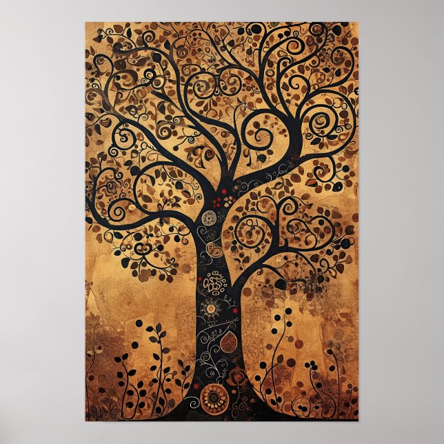 Poster Arbre spirituel de vie (Devant)