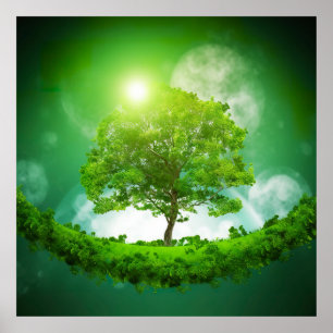 Poster Arbre surréel