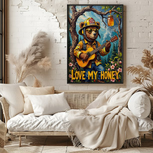 Poster Arbre Top Troubadour : Bear's Forest Song