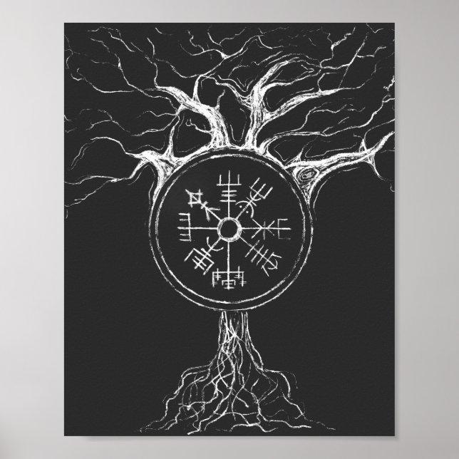 Poster Arbre Végétal (Devant)