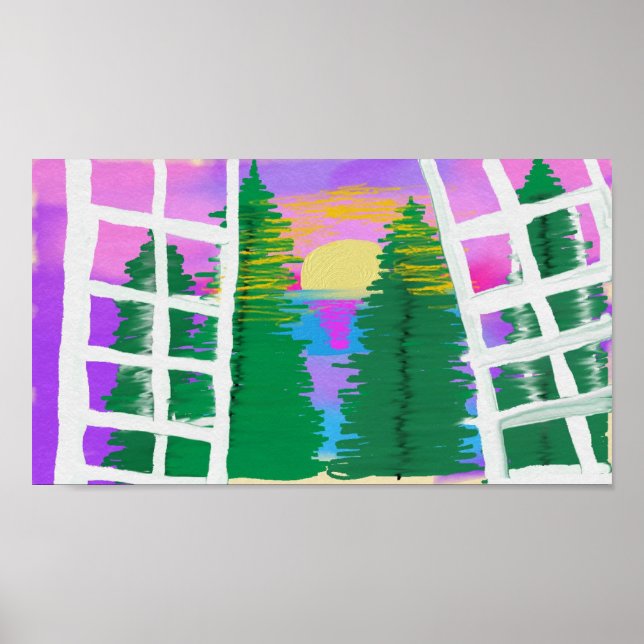Poster Arbres (Devant)