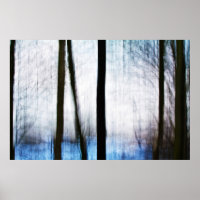 arbres bleus