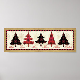Poster Arbres de Noël