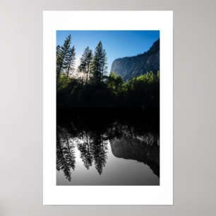 Poster Arbres Ensoleillés Photographie de réflexion Yosem