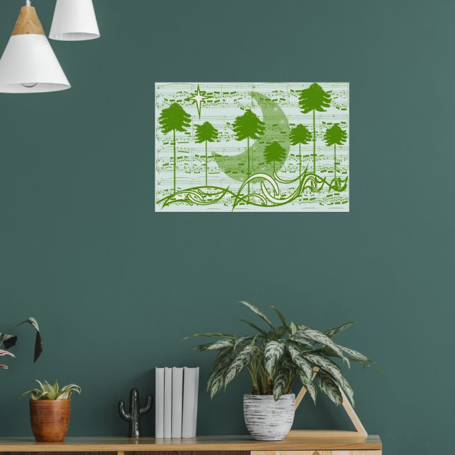 Poster Arbres musicaux (Salon 1)