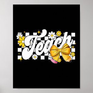 Poster Arc Coquette Enseignant Remerciement Enseignant Re