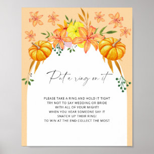Poster Arc d'automne - mettre une bague sur le jeu