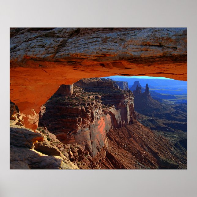 Poster Arc de Mesa à Sunrise, Utah (Devant)