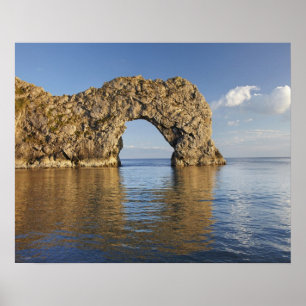 Poster Arc de porte Durdle, Côte Jurassique Patrimoine mo