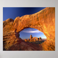 Arc de tourelle, Parc national des Arches, Utah, É