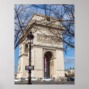 Poster Arc de Triomphe in Paris, France