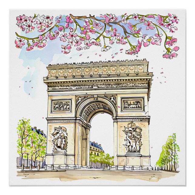 Poster Arc de Triomphe (Paris) (Devant)