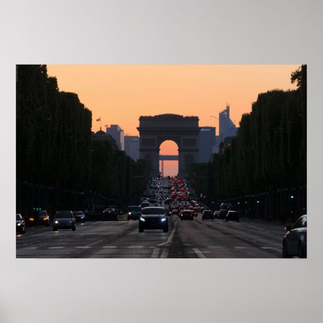 Poster Arc de Triomphe – Paris – Champs-Élysées L'Arc (Devant)