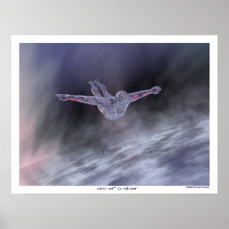 Poster Arc d'un plongeur