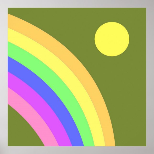 Poster arc-en-ciel (Devant)