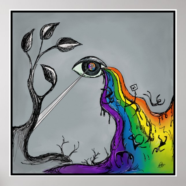 Poster Arc-en-ciel (Devant)