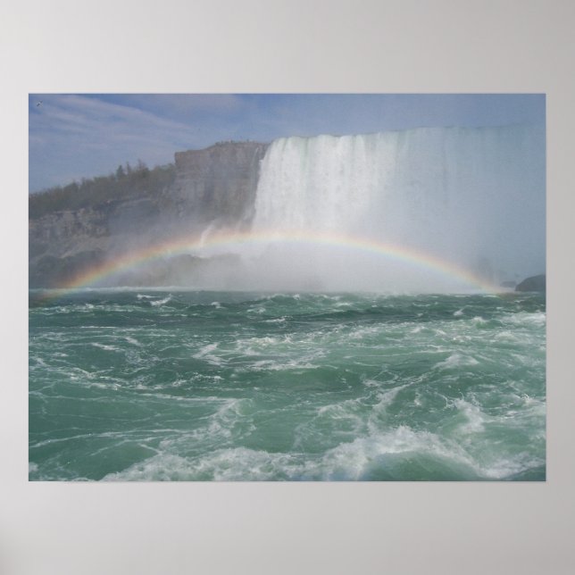 Poster Arc-en-ciel à Niagara Falls (Devant)