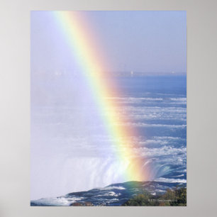 Poster Arc en ciel au-dessus de Niagara Falls, New York
