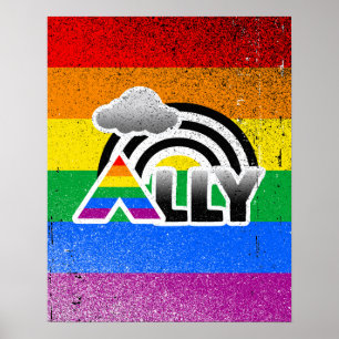 POSTER ARC-EN-CIEL D'ALLIÉ - .PNG