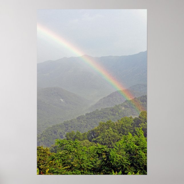 Poster Arc en ciel dans les Smokies (Devant)