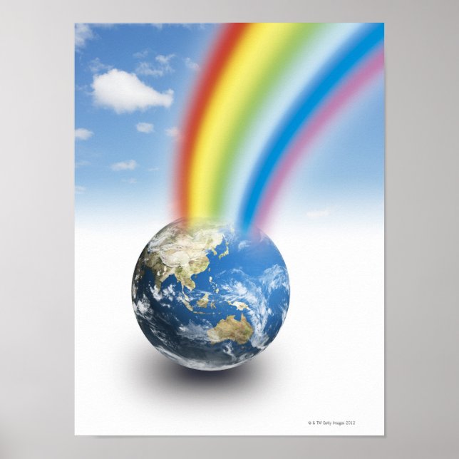 Poster Arc en ciel de la Terre (Devant)
