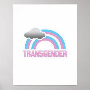 POSTER ARC-EN-CIEL DE TRANSSEXUEL