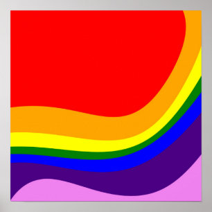 Poster Arc-en-ciel Roy G Biv