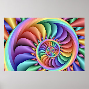 Poster Arc-en-ciel Sherbert
