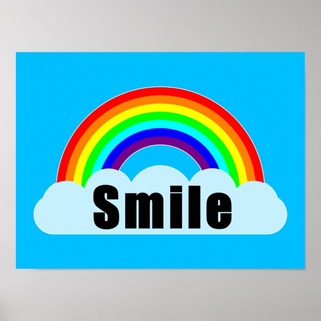 Poster ARC-EN-CIEL - Sourire (Devant)