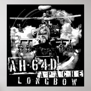 Poster Arc long Apache AH-64D