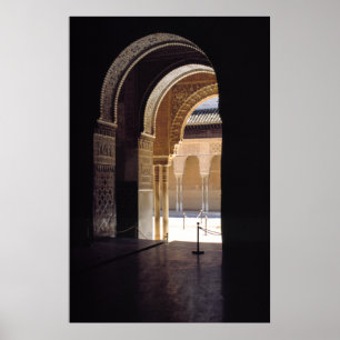 Poster Arc mauresque, L'Alhambra,