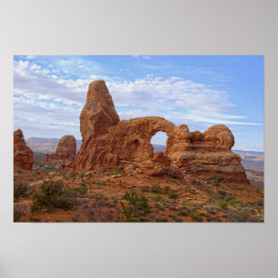 Poster Arc Turret dans le parc national des Arches, Utah