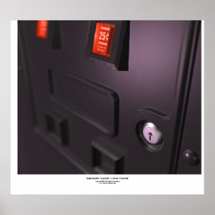 Poster "Arcade Game Coin Door"