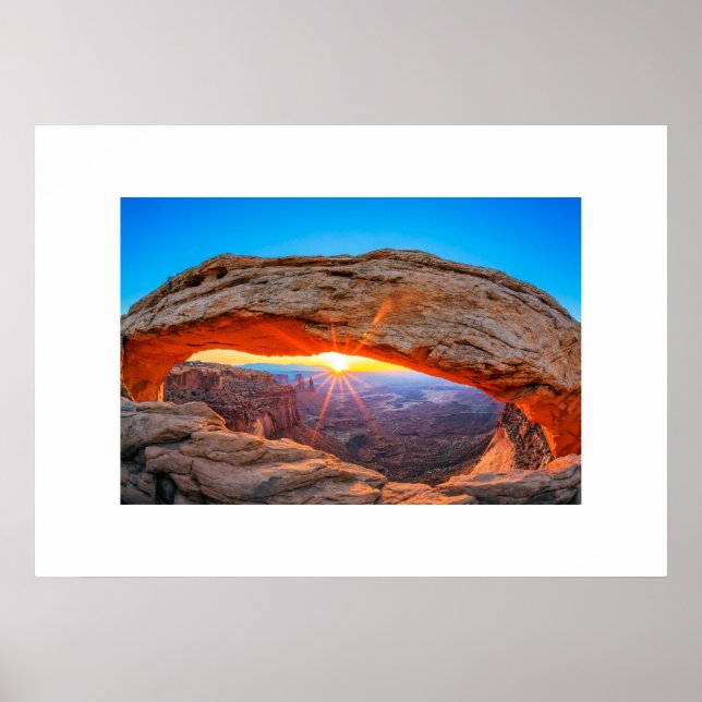 Poster Arch Rock Utah (Devant)