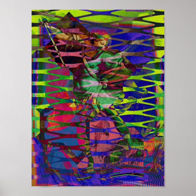 Poster Archange Michael Defeats Satan MSG Optik Grid (Devant)