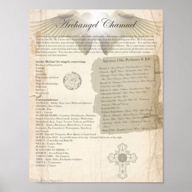 POSTER ARCHANGEL CHAMUEL (Devant)