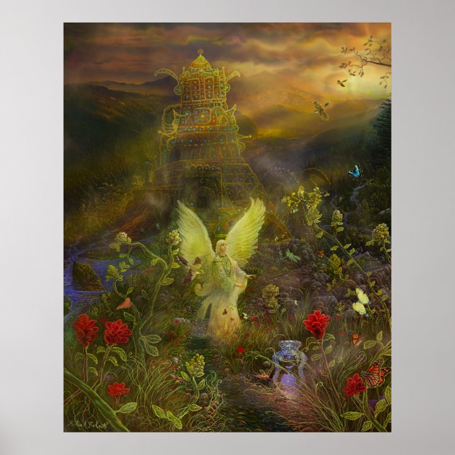 Poster Archangel Chamuel (Devant)