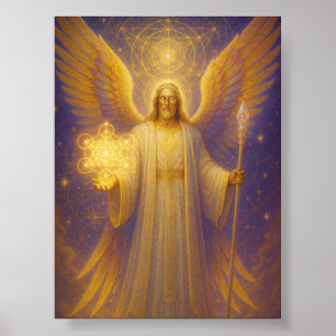 Poster Archangel Metatron - Gardien de la Sagesse Sacrée