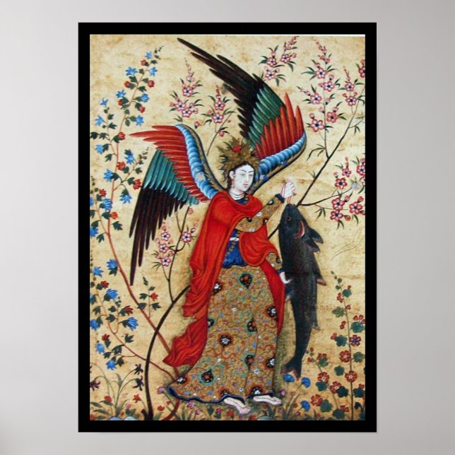 POSTER ARCHANGEL RAPHAEL ET LE POISSON (Devant)