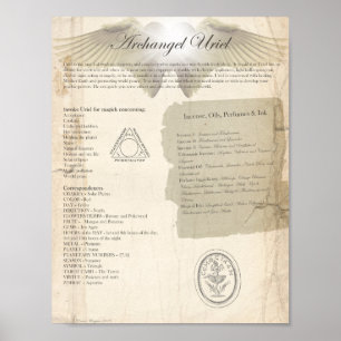 POSTER ARCHANGEL URIEL