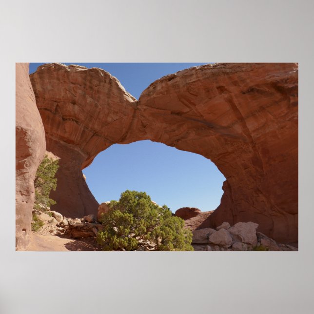 Poster Arche brisée du parc national Arches (Devant)