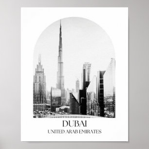 Poster Arche de Dubaï Émirats Arabes Unis Imprimer