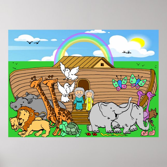 Poster Arche de Noé (Devant)