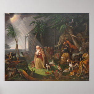 Poster Arche de Noé par Charles Wilson Peale - Vers 1819