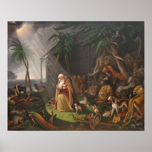 Poster Arche de Noé par Charles Wilson Peale - Vers 1819 (Devant)