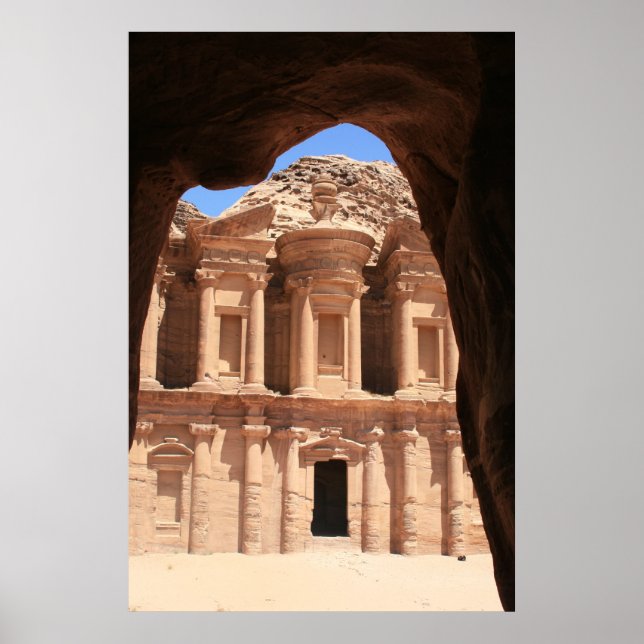 Poster arche du monastère de petra (Devant)