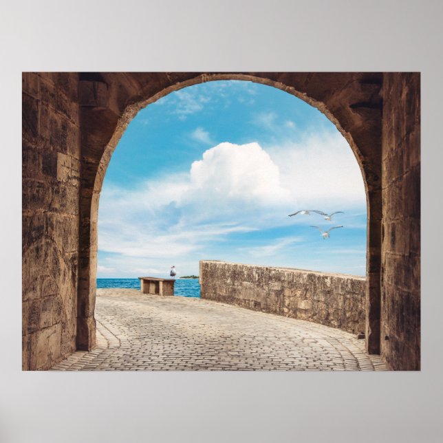 Poster Arche en pierre (Devant)