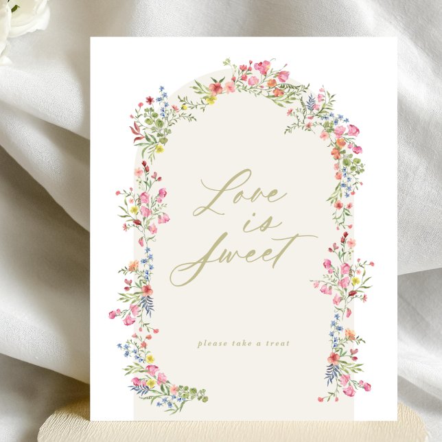 Poster arche fleurie jardin potager panneau de douche nup (Créateur téléchargé)